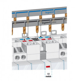 Legrand - Peigne d'alimentation 13 Modules Universel PH ou N - Réf.: 404926